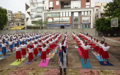 Yoga day celebration